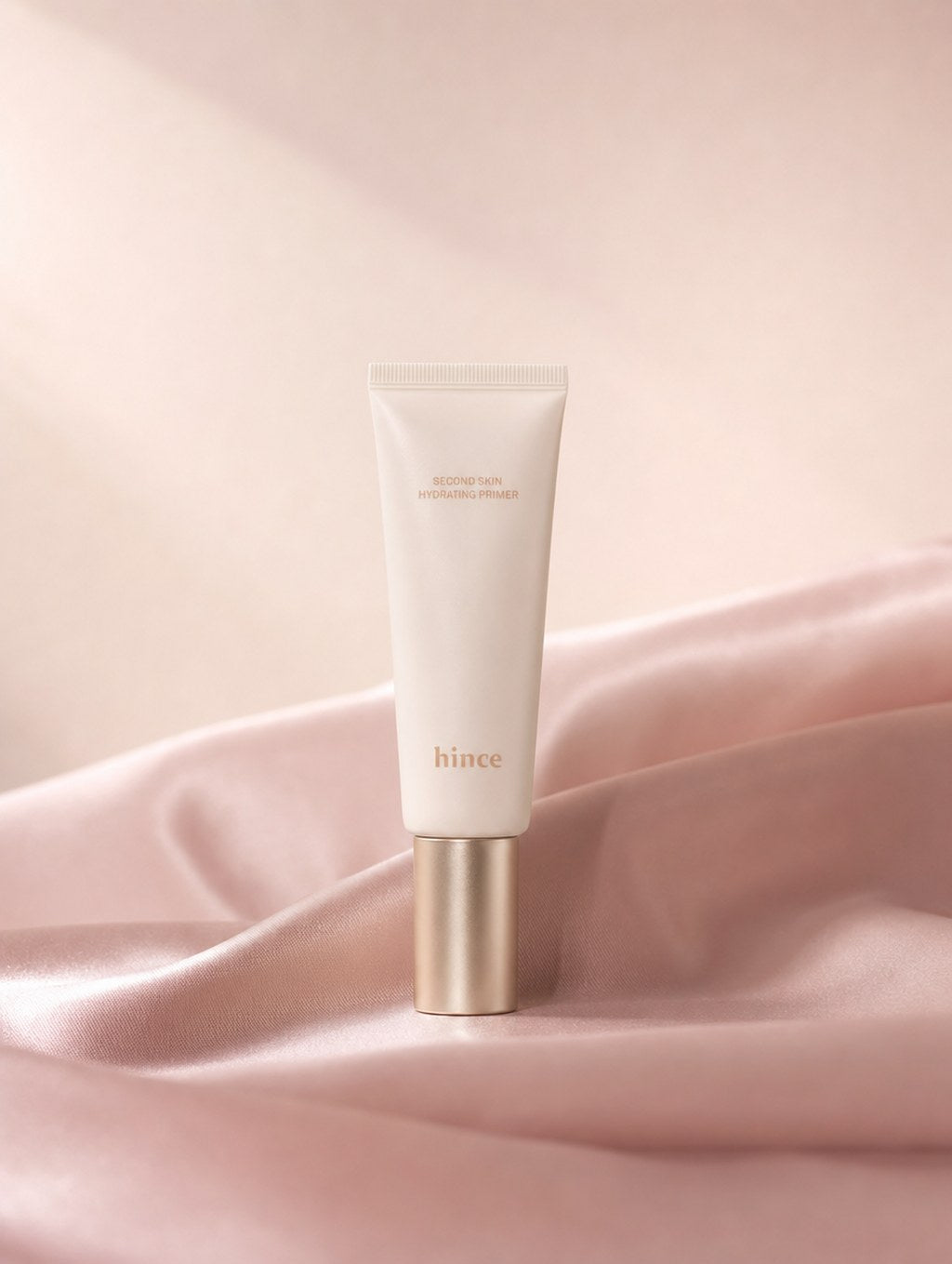 hince Second Skin Hydrating Primer on blush satin