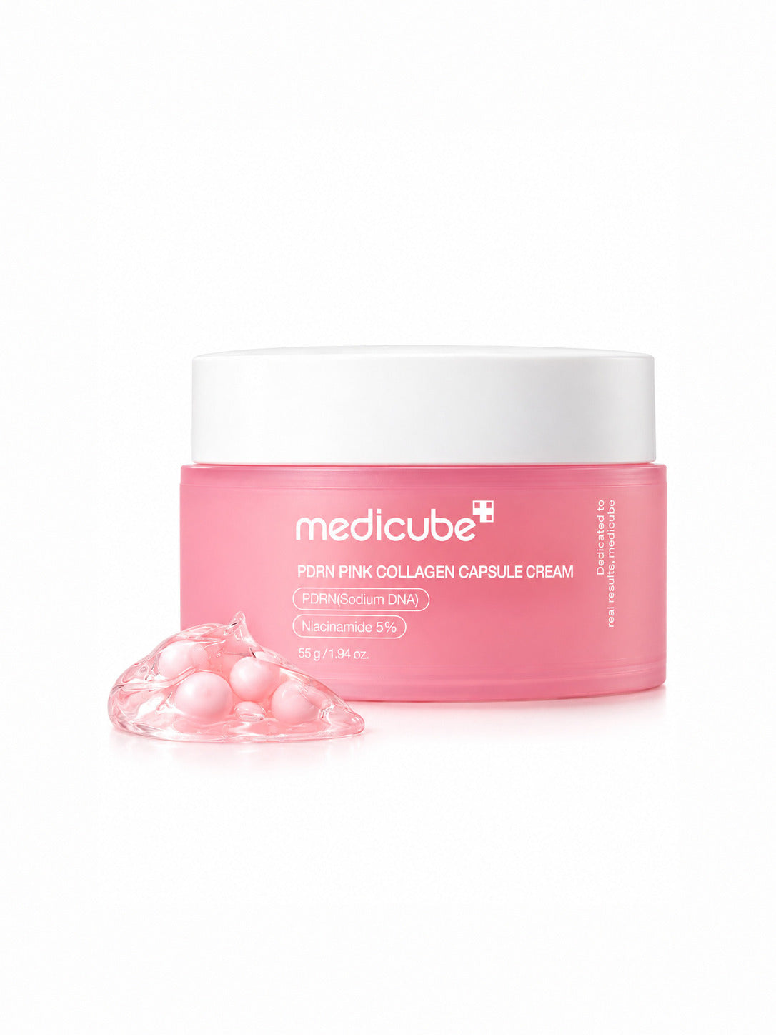 Medicube PDRN Pink Collagen Capsule Cream — texture