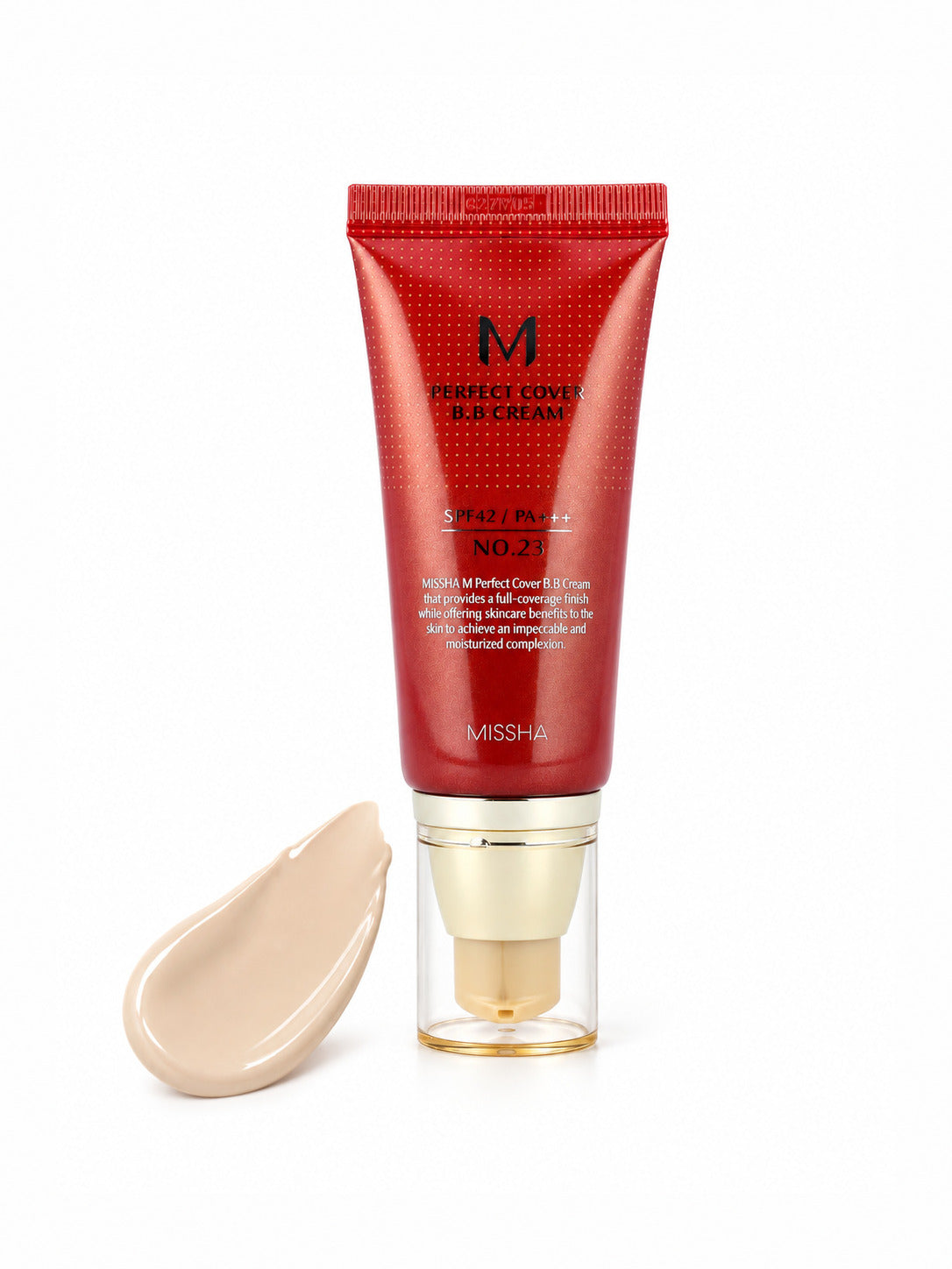 MISSHA M Perfect Cover BB Cream SPF42 No.23 Medium Beige 50ml — texture
