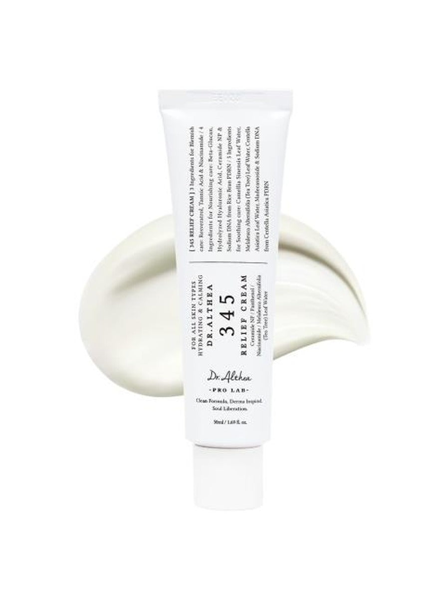 Dr. Althea [Renew] 345 Relief Cream 50ml — texture on white