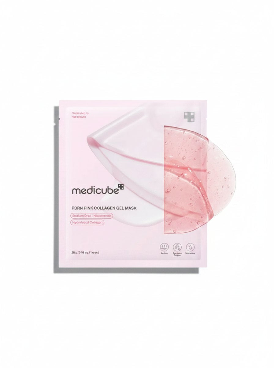 Medicube PDRN Pink Collagen Jelly Gel Mask (1 mask) — texture